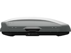 LUX Автобокс TAVR 140 - обьём 440 литров / размер 142 х 91 х 45 см / темно-серый матовый в  LUX Автобокс TAVR 140 - обьём 440 литров / размер 142 х 91 х 45 см / темно-серый матовый в